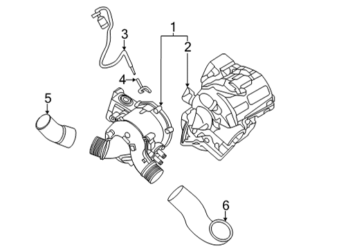2024 Audi S7 Sportback Intercooler Diagram