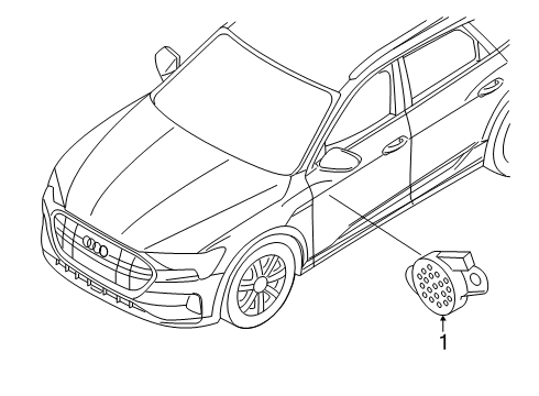 2020 Audi e-tron Sportback Electrical Components Diagram 13