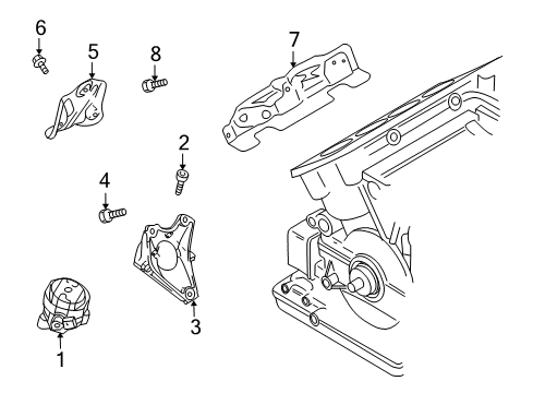 2012 Audi R8 Engine Mounting Diagram
