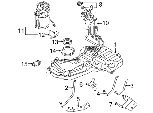 2007 Audi A4 Fuel Supply Diagram