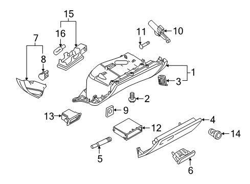 2013 Audi A5 Glove Box Diagram