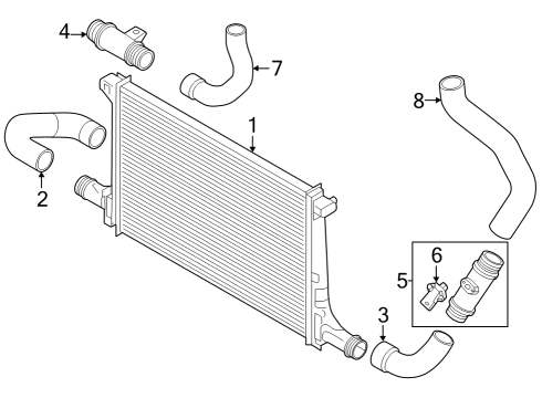 2024 Audi Q7 Intercooler Diagram