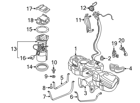 2021 Audi Q7 Senders Diagram