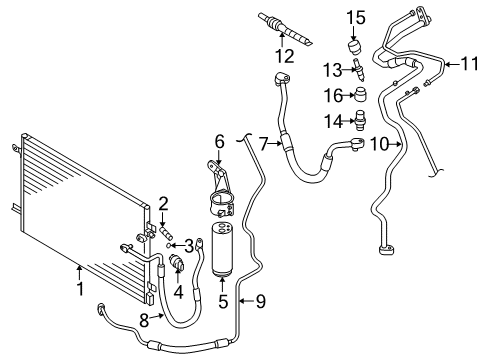 2006 Audi A6 Switches & Sensors Diagram
