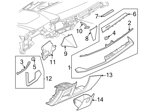 2024 Audi RS3 Instrument Panel Diagram