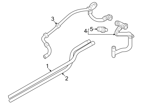 2025 Audi Q4 e-tron Hoses, Lines & Pipes Diagram 9