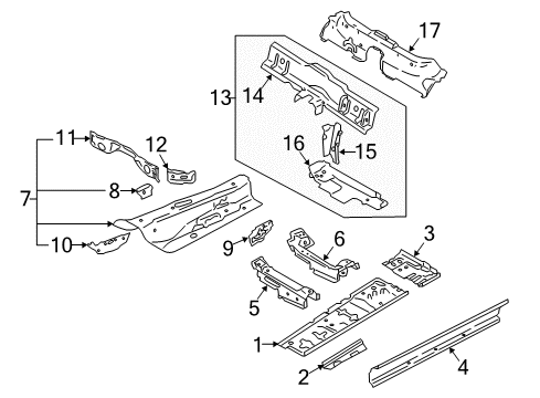 2024 Audi A4 allroad Floor & Rails