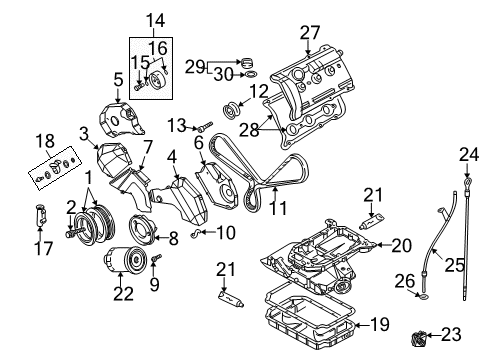 2004 Audi Allroad Quattro Engine Parts Diagram