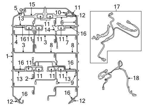 2022 Audi e-tron S Bracket Diagram for 4KE-915-343-D