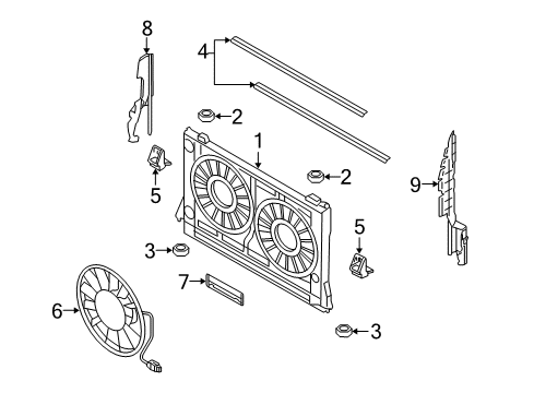 2007 Audi S8 Cooling Fan Diagram