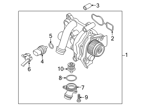 2011 Audi Q5 Water Pump Diagram