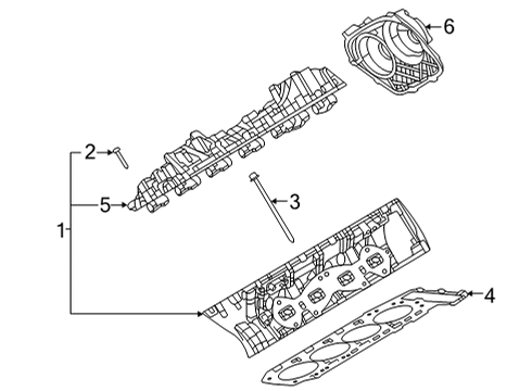 2022 Audi SQ8 Valve & Timing Covers Diagram