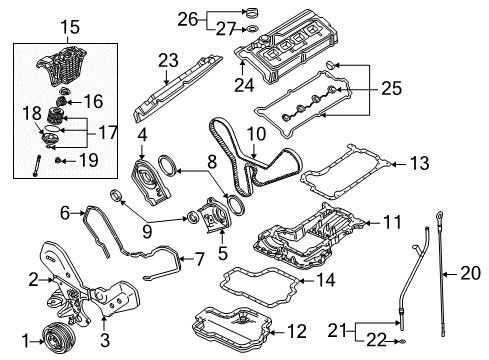 1998 Audi A8 Quattro Engine Parts Diagram