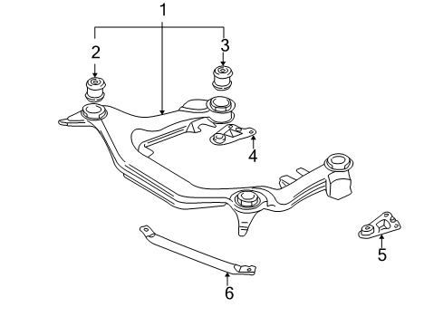 2001 Audi Allroad Quattro Suspension Mounting - Front