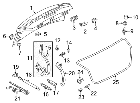 2014 Audi A6 Trunk Diagram