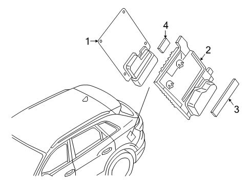 2020 Audi Q3 Electrical Components Diagram 4