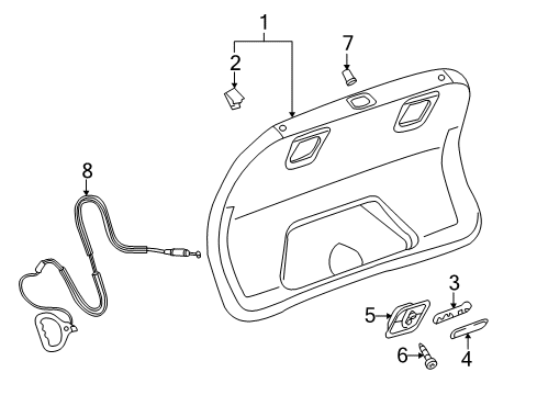 2010 Audi S5 Interior Trim - Trunk Diagram 2
