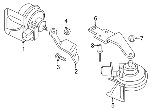 2025 Audi A6 allroad Horn