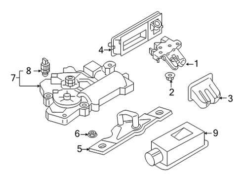 2024 Audi RS6 Avant Lift Gate Diagram