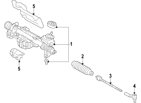 2015 Audi Q3 Steering Gear & Linkage - Steering Diagram 2