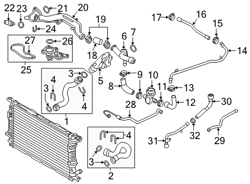 2017 Audi A6 Quattro Air Intake Temperature Sensor Diagram for 06K-907-386-D