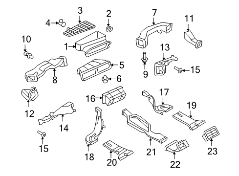 2012 Audi S5 Ducts Diagram