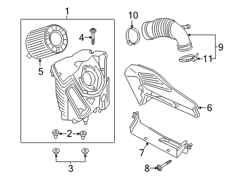2024 Audi A4 allroad Air Intake