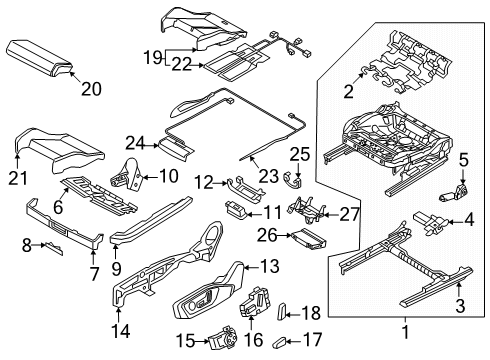 2024 Audi Q4 e-tron Lumbar Control Seats Diagram