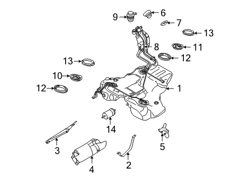 2002 Audi A4 Fuel System Components Diagram