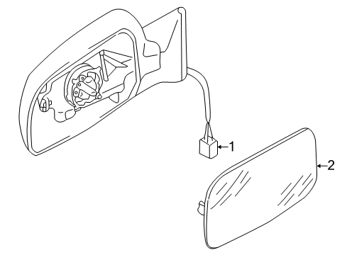 2002 Audi S4 Outside Mirrors Diagram
