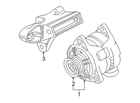2005 Audi A4 Pulley Diagram for 06C-903-119
