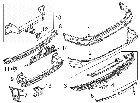2025 Audi SQ7 Bumper & Components - Rear