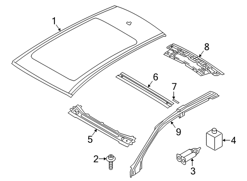 2024 Audi Q8 Roof & Components
