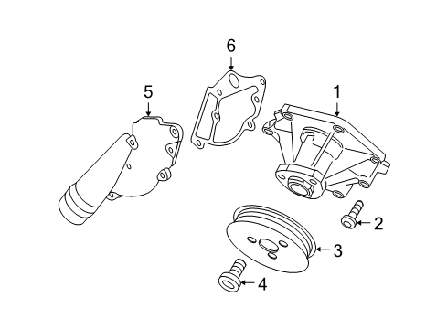 2010 Audi A6 Water Pump Diagram