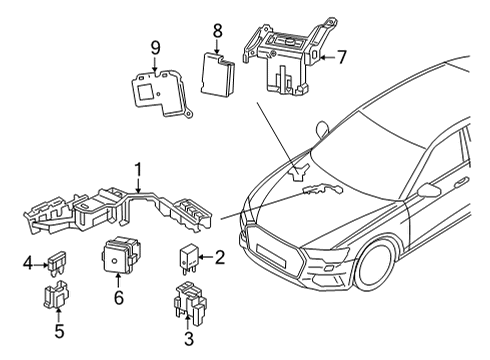 2025 Audi RS7 Sportback Fuse & Relay Diagram 2