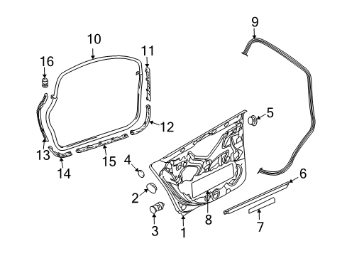 2010 Audi A6 Quattro Door & Components
