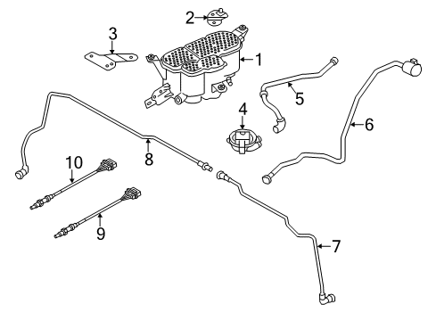 2014 Audi A6 Quattro Emission Components Diagram