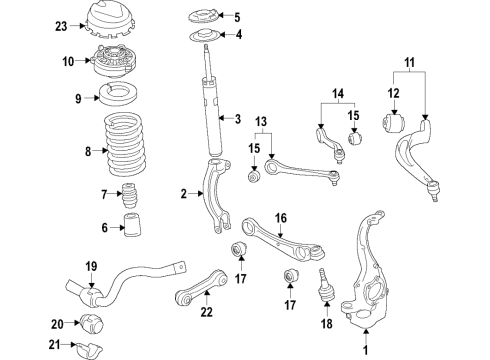 2017 Audi Q7 Front Suspension Diagram