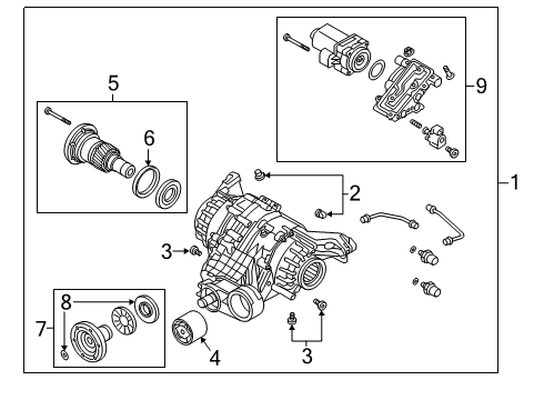 2025 Audi A5 Sportback Axle & Differential - Rear Diagram 3