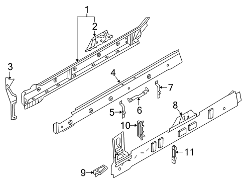 2020 Audi S8 Rocker Panel