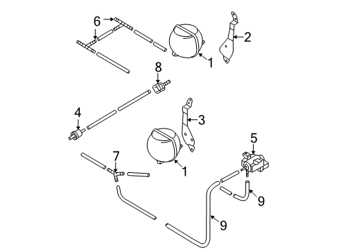 2007 Audi A8 Quattro Emission Components Diagram