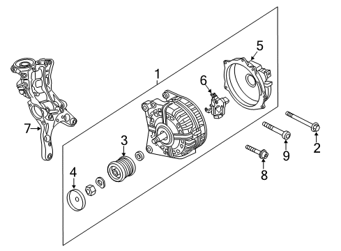 2019 Audi Q5 Alternator