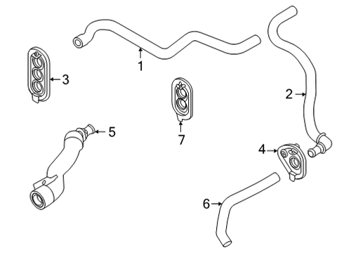 2021 Audi A4 allroad Hoses, Lines & Pipes Diagram 3