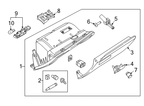 2017 Audi Q3 Glove Box Diagram