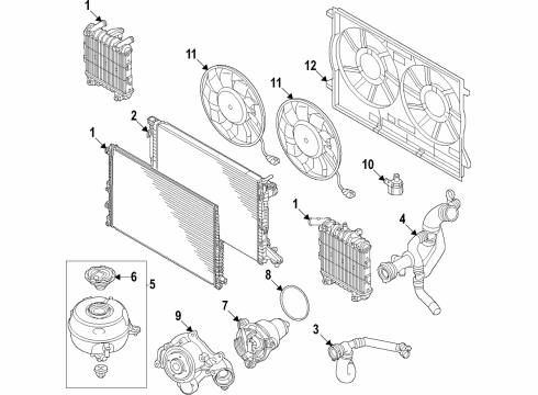 2020 Audi S7 Sportback Cooling Fan Diagram