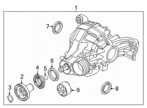 2025 Audi SQ7 Axle & Differential - Rear Diagram 2