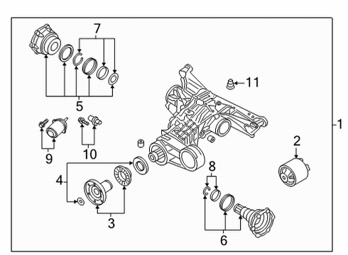 2024 Audi Q5 Axle & Differential - Rear