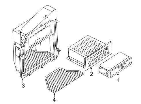 2003 Audi A4 Navigation System Diagram