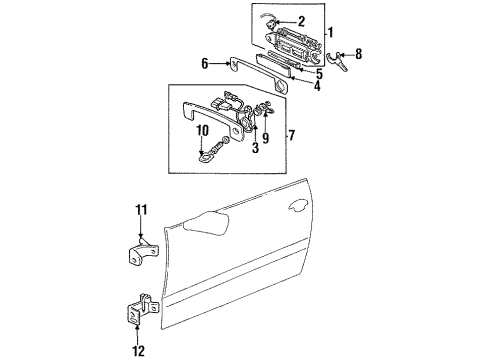 1997 Audi Cabriolet Door Diagram