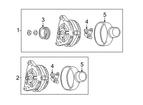 2013 Audi S8 Alternator